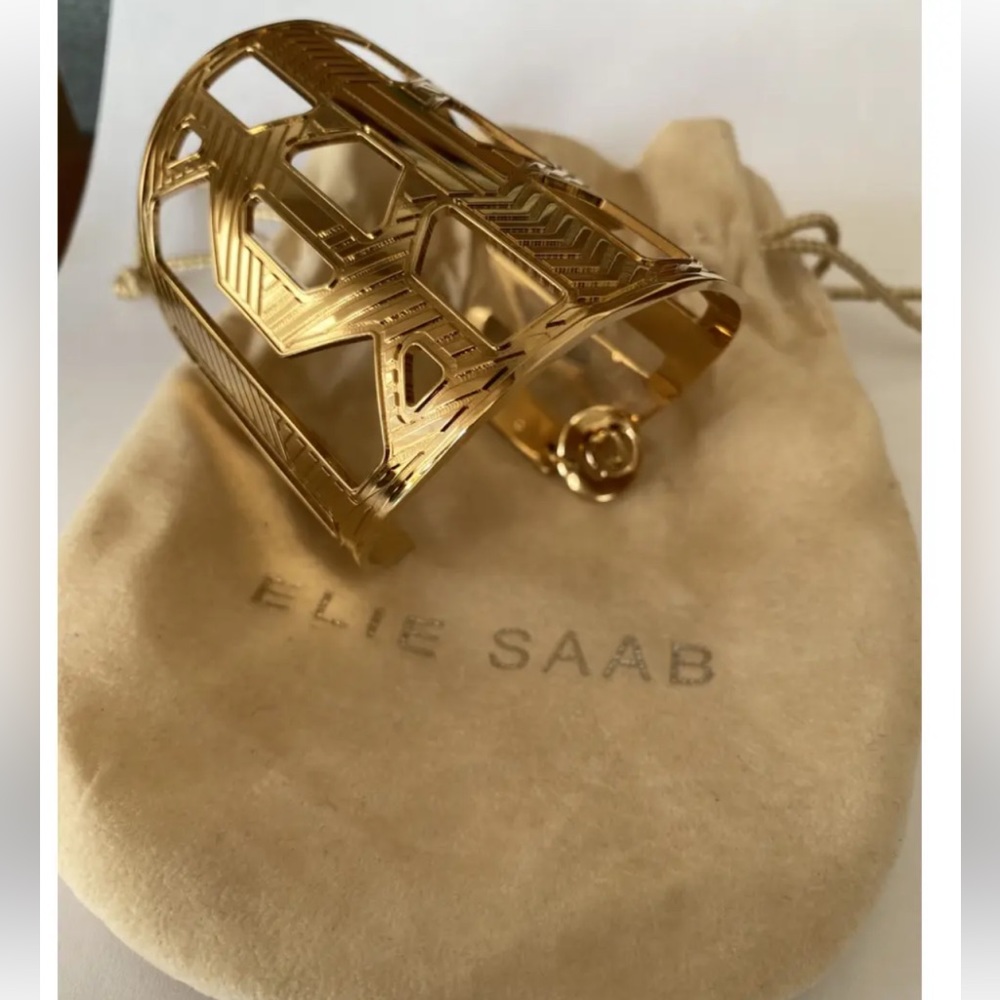 Elie Saab - Gold steel bracelet